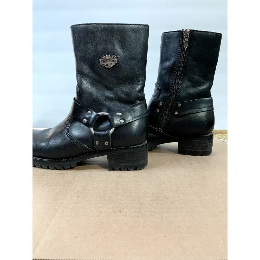 Harley DavisonWomen's HOWELL waterproof motorcycle riding boots size 6.5